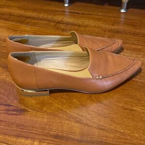 Franco Sarto brown pointy flats/mules